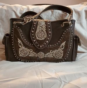 Western concealed carry purse